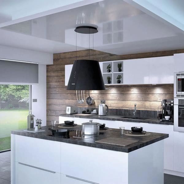 Hotte Centrale SILVERLINE 50 Cm Noir (4386.50) Hotte Centrale SILVERLINE 50 Cm Noir (4386.50)
